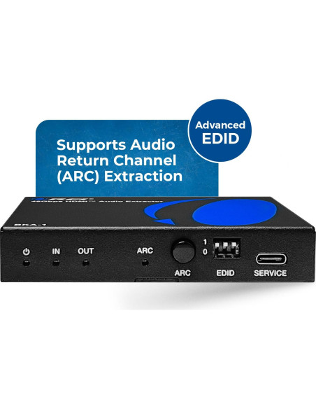 Extractor de Audio 8K OREI BKA-1 HDMI 2.1 4K 120Hz SPDIF 3.5mm