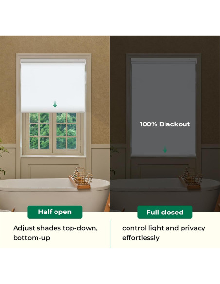 Persianas Motorizadas Allesin Roller Opacas 23x72 Blanco