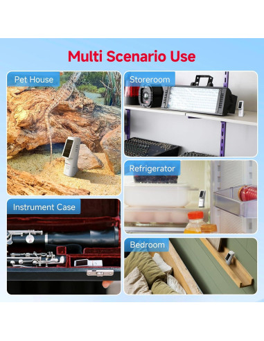 Termómetro Bluetooth Solar BaldrTherm con Alerta y Datos Históricos