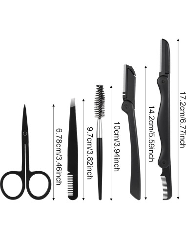 Set Profesional de Cuidado de Cejas 5-en-1 Vin Beauty