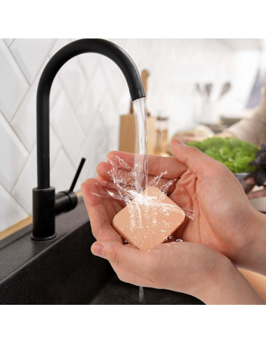 12 Esponjas de Maquillaje Sliverdew Cuadradas Latex 20x12cm