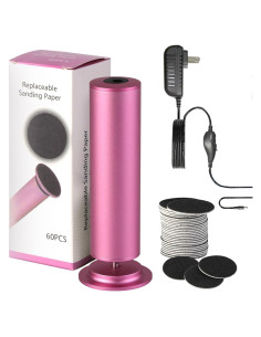 Removedor de Callos Eléctrico Dermave con 60 Discos de Lija