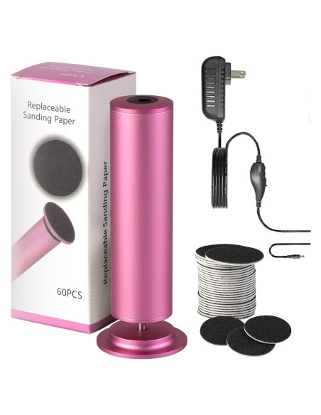 Removedor de Callos Eléctrico Dermave con 60 Discos de Lija