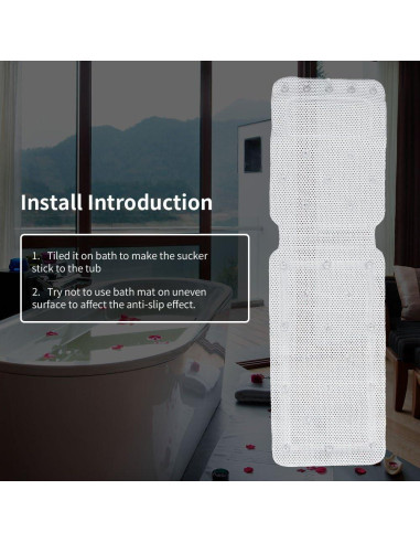 Almohada de Baño FILFEEL 125x36cm Suave Acolchada