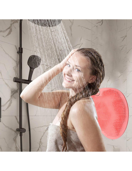 Alfombrilla Exfoliante para Pies Guduling con Ventosas Rosa