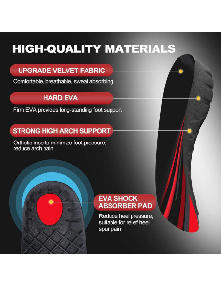 Plantillas ortopédicas RooRuns para fascitis plantar 3/4