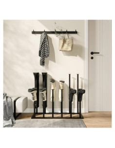 Organizador de Botas Genérico Ajustable para 6 Pares - Negro