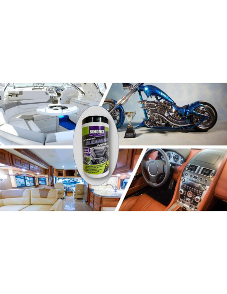 Toallitas de limpieza Simoniz Lavanda Francesa - 50 unidades