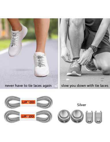 Cintas Elásticas Sin Nudos UpUGo para Zapatos Unisex