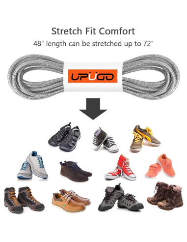 Cintas Elásticas Sin Nudos UpUGo para Zapatos Unisex