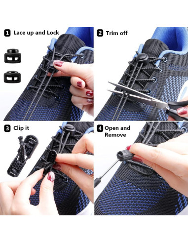 Cintas Elásticas Sin Nudos UpUGo para Zapatos Unisex