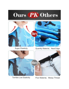 Mangas Largas Unisex Hicarer Protección UV Seda Fría 18 Pares 2