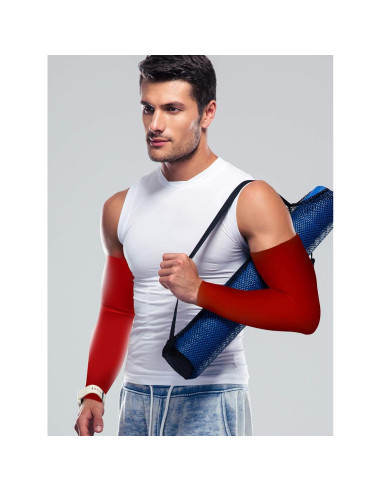 Mangas Largas Unisex Hicarer Protección UV Seda Fría 18 Pares