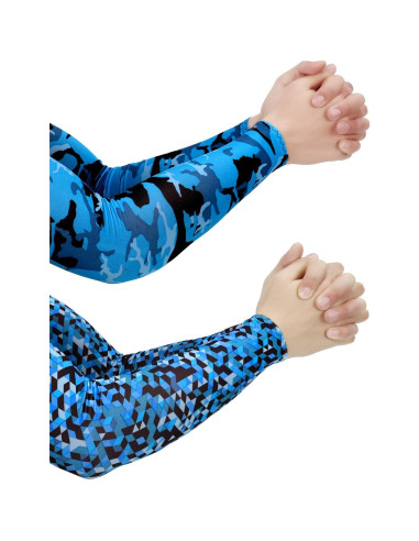 Mangas Largas Unisex Hicarer Protección UV Seda Fría 18 Pares