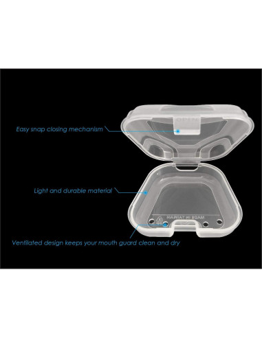 Estuche para Protector Bucal COOLLO SPORTS Transparente