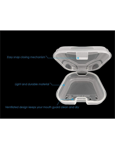 Estuche para Protector Bucal COOLLO SPORTS Transparente