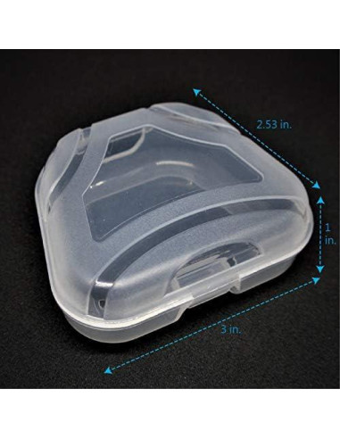 Estuche para Protector Bucal COOLLO SPORTS Transparente