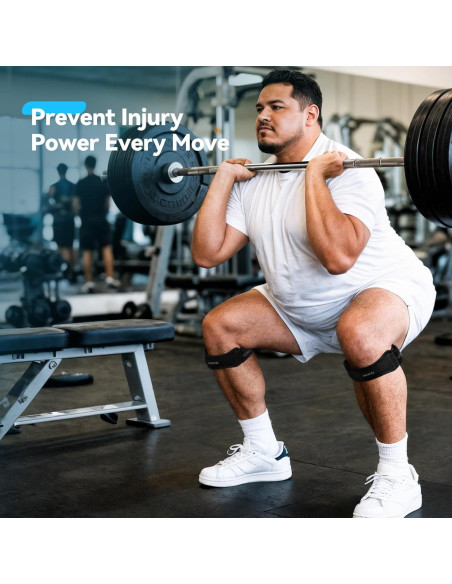 Faja de Rodilla Ajustable AGPTEK Talla Grande 53-70cm