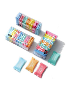 Toallas Comprimidas Desechables Genérico 14pcs Algodón 24x30 cm