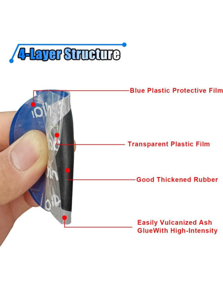 Kit de 80 Parches de Reparación de Neumáticos LHDOS 58mm