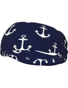 Cinta para la cabeza deportiva AMRANDOM elástica unisex 38 cm 2