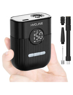 Bomba Eléctrica Mini Hycline 150 PSI para Bicicletas y Motocicletas
