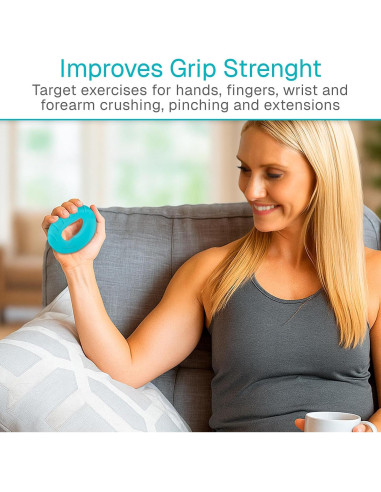 Anillo de Ejercicio Vive - Fortalecedor de Mano y Dedos 11.34kg