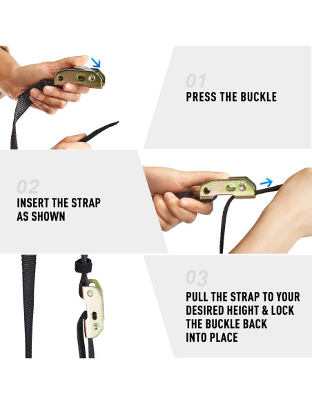 Anillas Gimnásticas ZELUS Ajustables para Ejercicio - Negro