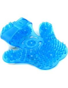 Guante de Masaje SAMYO con 9 Bolas Rodantes 360 Azul 2