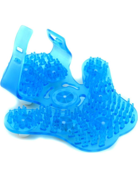 Guante de Masaje SAMYO con 9 Bolas Rodantes 360 Azul