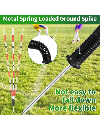 Equipo de entrenamiento de agilidad Tansheep 6 postes y 12 conos