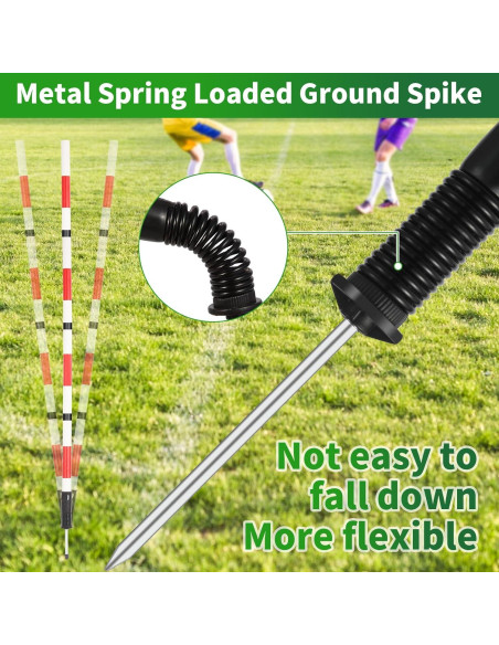 Equipo de entrenamiento de agilidad Tansheep 6 postes y 12 conos