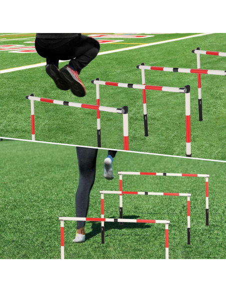 Equipo de entrenamiento de agilidad Tansheep 6 postes y 12 conos