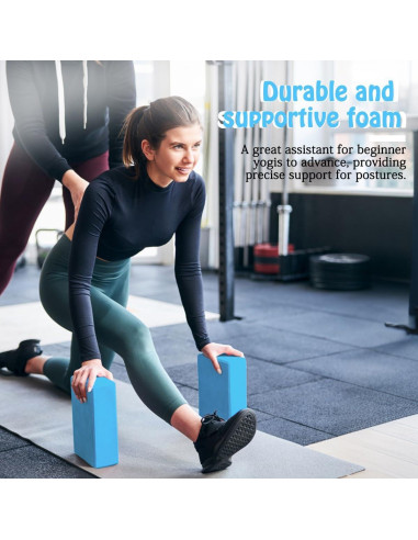 Bloques de Yoga Kolti 2 Pack Espuma EVA Antideslizantes