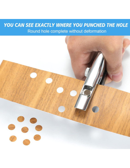 Perforadora de un solo agujero AGUZXTM 8MM Negro - Alta resistencia