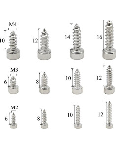 Kit de Tornillos M2 M3 M4 Hexagonales con Arandelas - 480 Pcs 2