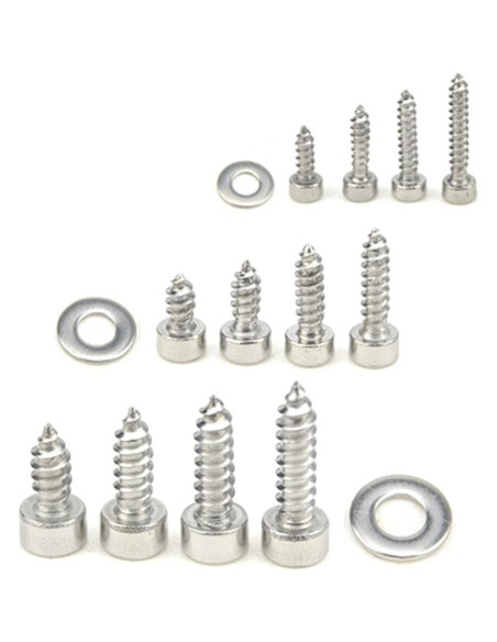 Kit de Tornillos M2 M3 M4 Hexagonales con Arandelas - 480 Pcs