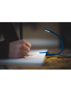 Luz de Lectura Recargable Mighty Bright Negra, 2 LEDs Ajustables 2