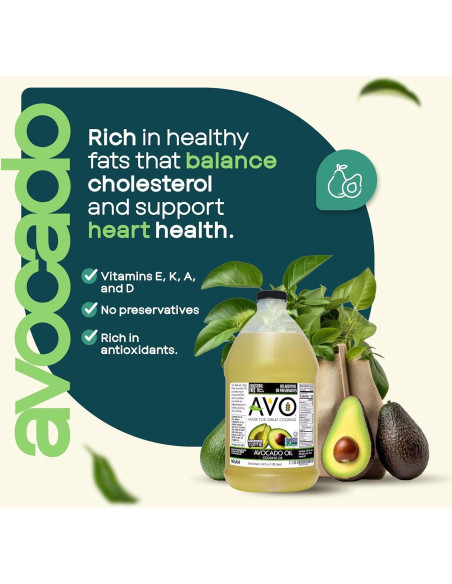 Aceite de Aguacate AVO No OGM 1.89 L Sin Conservantes