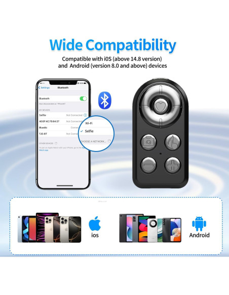 Control Remoto Inalámbrico Bluetooth yAyusi Y10 para TikTok