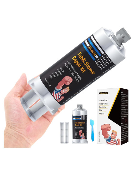 Kit de Reparación de Baños Afcancihe 108g - Fibra de Vidrio y Cerámica