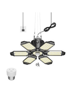 Luz de Garaje LED Kryoza 20000LM con Sensor de Movimiento 360