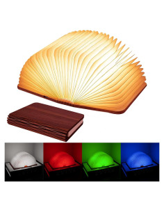 Lámpara de Libro Plegable Vergissm LED 5 Colores 14.48x21.84cm
