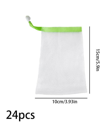 24 Bolsas Ahorra Jabón Lqwidyf con Cierre para Ducha 15x10cm