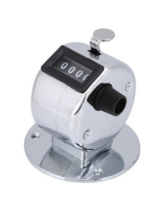 Contador de Tally de Mano AKLOSIPY 4 Dígitos Metal Ligero