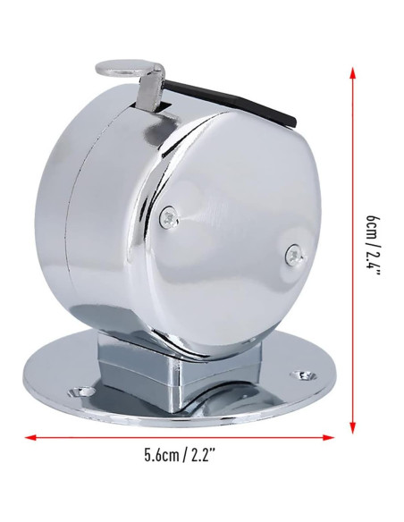Contador de Tally de Mano AKLOSIPY 4 Dígitos Metal Ligero