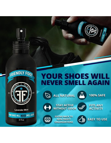 Spray Desodorante Natural para Zapatos Friendly Foot 100g