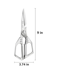 Tijeras de Cocina Honsen de Acero Inoxidable 230g Alta Resistencia 2