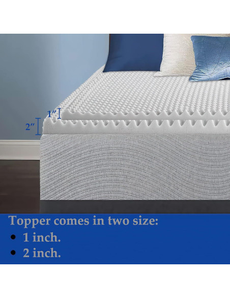 Tapa de Espuma Transpirable 1" Solución Espinal Reina Blanca