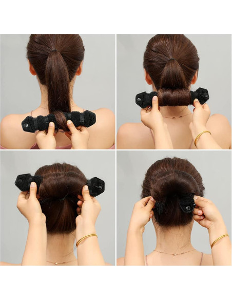 Juego de 3 Estilistas de Cabello Mágicos Bamboopack - 1 Grande y 2 Pequeños